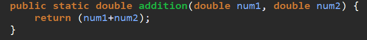 addition